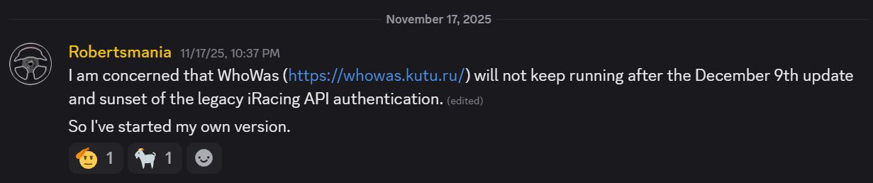 End of Kutu's WhoWas